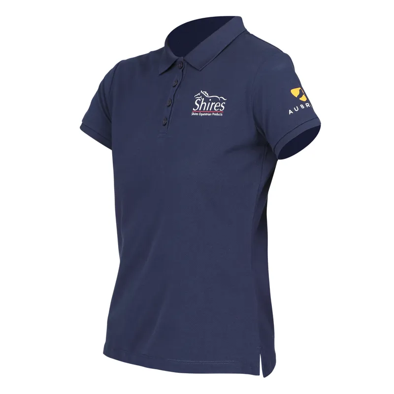 Aubrion Branded Polo Shirt - Gents - Navy-3